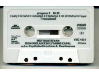 Cassettebandjes Het beste van Koninklijke militaire kapel 12 nrs cassette ZGAN