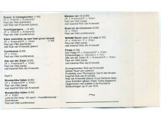 Cassettebandjes Een Avond Aan Zee Met Paul Van Vliet 16 nrs cassette 1971 ZGAN