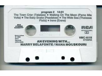 Cassettebandjes Harry Belafonte / Nana Mouskouri An Evening With 10 nrs ZGAN