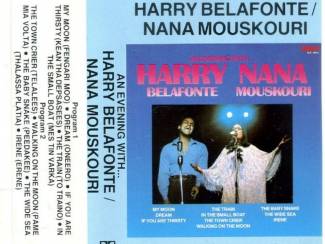 Cassettebandjes Harry Belafonte / Nana Mouskouri An Evening With 10 nrs ZGAN