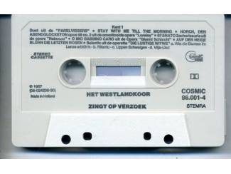 Cassettebandjes Westlandkoor Concordia Het Westlandkoor Zingt Op Verzoek ZGAN