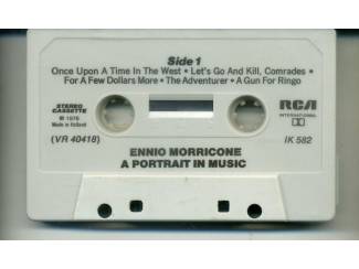 Cassettebandjes Ennio Morricone &ndash; A Portrait In Music 10 nrs cassette 1976