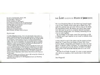 CD The Lost Wandering Blues & Jazz Band 14 nrs cd 1990 ZGAN