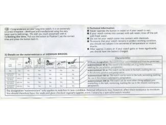 Muziek, Artiesten en Beroemdheden Herman Brood - Horloge &lsquo;Vliegtuig&rsquo; &ndash; in het originele doos 