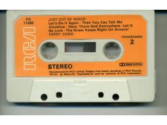Cassettebandjes Perry Como &ndash; Just Out Of Reach 10 nrs cassette 1975 ZGAN
