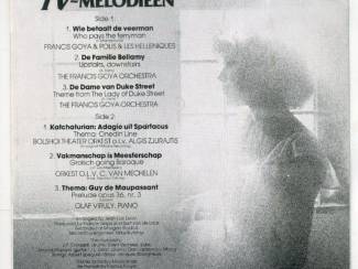 Cassettebandjes Onvergetelijke TV-Melodie&euml;n 6 nrs cassettes 1978 ZGAN