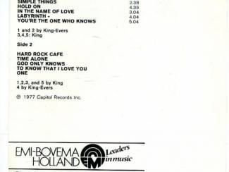 Cassettebandjes Carole King Simple Things 10 nrs cassette 1977 ZGAN