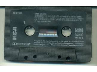 Cassettebandjes Sam Cooke &ndash; Wonderful World 12 nrs cassette 1986 ZGAN