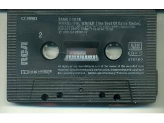 Cassettebandjes Sam Cooke &ndash; Wonderful World 12 nrs cassette 1986 ZGAN
