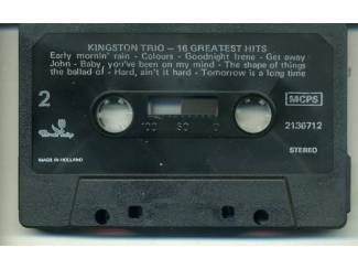 Cassettebandjes Kingston Trio 16 Greatest Hits 16 nrs cassette ZGAN