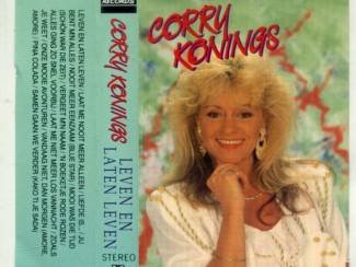 Cassettebandjes Corry Konings &ndash; Leven En Laten Leven 15 nrs cassette 1990 ZGAN