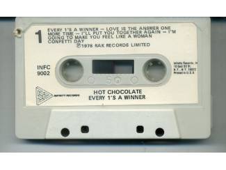 Cassettebandjes Hot Chocolate &ndash; Every 1's A Winner 9 nrs cassette 1978 ZGAN