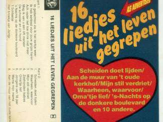 Cassettebandjes 16 Liedjes uit het leven gegrepen cassette ZGAN
