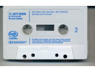 Cassettebandjes Rita Coolidge &ndash; The Lady's Not For Sale 10 nrs cassette 1972 Z