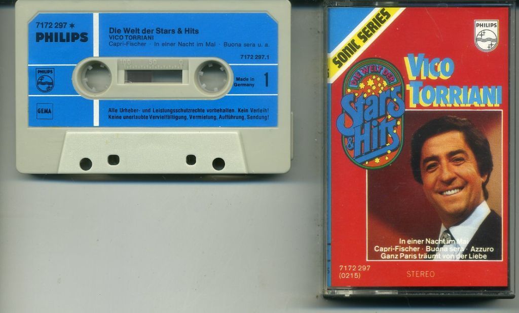 Vico Torriani &ndash; Die Welt Der Stars & Hits 12 nrs cassette ZGAN