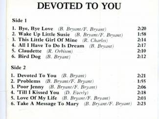 Cassettebandjes Everly Brothers - Devoted To You 12 nrs cassette 1987 ZGAN