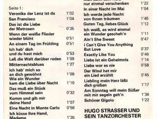 Cassettebandjes Hugo Strasser Und Sein Tanzorchester Tanzparty In Gold ZGAN