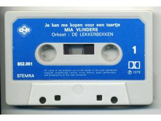Cassettebandjes Mia Vlinders Als ik je foto zie 12 nrs cassette 1979 ZGAN