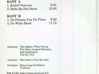 Cassettebandjes Kalief Ooievaar en 3 andere sprookjes cassette 1991 ZGAN