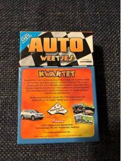 Gezelschapsspellen Auto weetjes kwartet (6 plus )