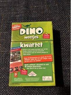 Gezelschapsspellen Dino weetjes kwartet (6 plus ).