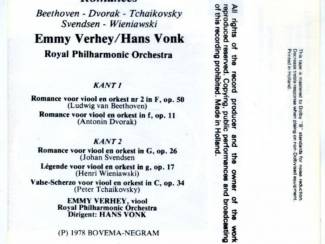 Cassettebandjes Emmy Verhey Hans Vonk Romances 5 nrs cassette 1978 ZGAN
