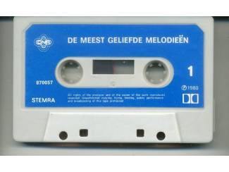 Cassettebandjes De Meest Geliefde Melodie&euml;n 11 nrs cassette 1980 ZGAN