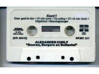 Cassettebandjes Alexander Curly Boeren, Burgers en Buitenlui cassette ZGAN
