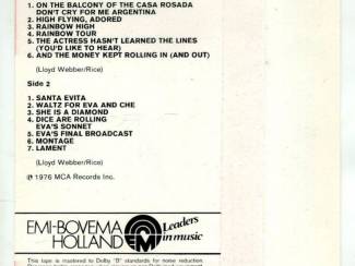 Cassettebandjes Andrew Lloyd Webber And Tim Rice &ndash; Evita 23 nrs 2 cassettes