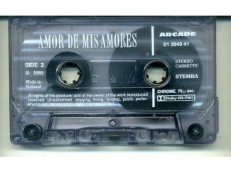 Cassettebandjes Amor De Mis Amores 14 nrs cassette 1987 ZGAN