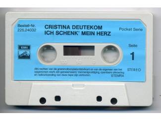 Cassettebandjes Cristina Deutekom Ich Schenk' Mein Herz cassette ZGAN