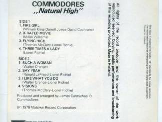 Cassettebandjes Commodores &ndash; Natural High 8 nrs cassette 1978 ZGAN