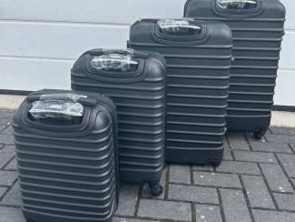 Kofferset 4-delig hardcase zwart NIEUW