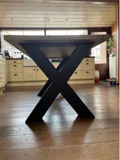 Tafels | Eettafels Eetkamertafel met x poten