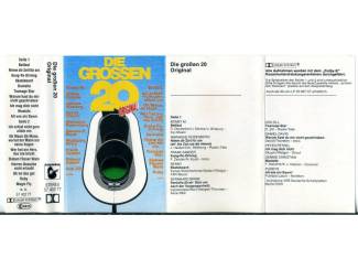 Cassettebandjes Die Grossen 20 Original cassette ZGAN