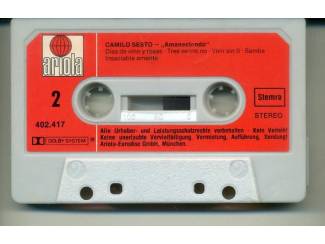 Cassettebandjes Camilo Sesto &ndash; Amaneciendo 10 nrs cassette 1980 ZGAN