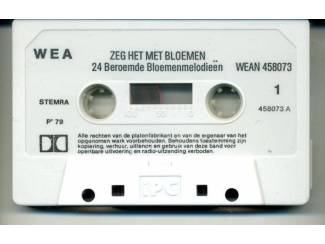 Cassettebandjes Frans Wiringer Zeg Het Met Bloemen 11 nrs cassette 1979 ZGAN