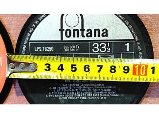 Woonaccessoires | Overige 6 Onderzetters Gemaakt Van Echte Vinylplaten - Retro style