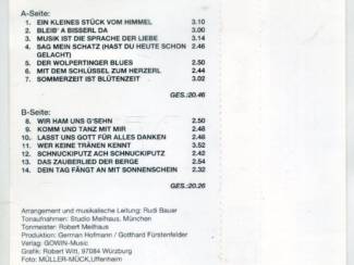 Cassettebandjes Karina &ndash; Ein Kleines St&uuml;ck Vom Himmel 14 nrs cassette ZGAN