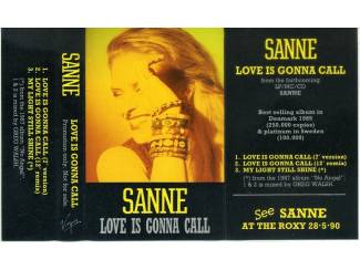 Cassettebandjes Sanne Salomonsen Love Is Gonna Call PROMO 3 nrs cassette