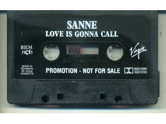 Cassettebandjes Sanne Salomonsen Love Is Gonna Call PROMO 3 nrs cassette