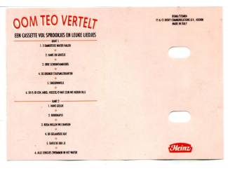 Cassettebandjes Oom Teo Vertelt cassette met sprookjes en liedjes 12 nrs ZGAN