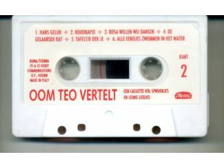 Cassettebandjes Oom Teo Vertelt cassette met sprookjes en liedjes 12 nrs ZGAN