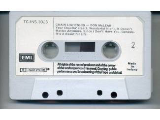 Cassettebandjes Don McLean &ndash; Chain Lightning 11 nrs cassette 1978 ZGAN