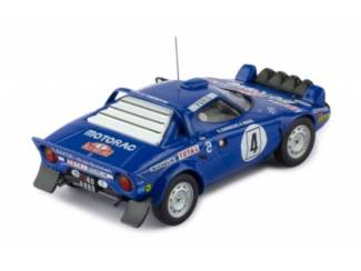 Auto's Lancia Stratos HF #4 Rally Monte Carlo 1979 + Rijders Schaal 1:43