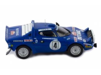 Auto's Lancia Stratos HF #4 Rally Monte Carlo 1979 + Rijders Schaal 1:43