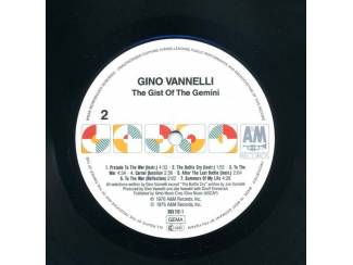 Grammofoon / Vinyl Gino Vannelli The Gist of The Gemini 12 nrs lp 1976 ZGAN