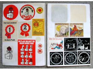 Stickers Boek met ongeveer 350 verschillende stickers mooie staat