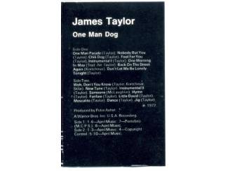 Cassettebandjes James Taylor &ndash; One Man Dog 18 nrs cassette 1972 ZGAN