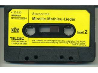 Cassettebandjes Lena Berg singt Lieder von Mireille Mathieu 12 nrs cassette
